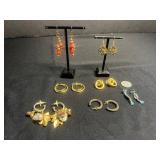 VTG Costume Jewelry Earrings Mixed Lot