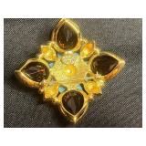 Floral Brooch Set - Joan Rivers Classics Collection w Interchangeable Designs