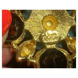 Floral Brooch Set - Joan Rivers Classics Collection w Interchangeable Designs