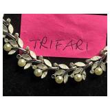 VTG Costume Jewelry Necklaces - Inc Trifari Faux Pearls (Lot of 2)