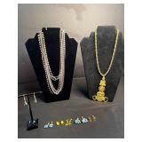 Costume Jewelry Mixed Lot - Necklaces & Earrings