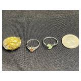 Sterling & Vendome Rings Size 4/6
