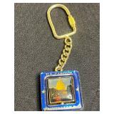 RARE Cloisonne Panda Bear Thimble & Mini Trinket Box & Keychain