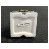 Miniature Trinket Boxes - Sewing Machine & Empire State Building (Lot of 2)