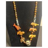 VTG Beaded Jewelry Mixed Lot of 4 - Two Necklaces, Bracelet & Earrings