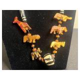 VTG Beaded Jewelry Mixed Lot of 4 - Two Necklaces, Bracelet & Earrings