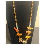 VTG Beaded Jewelry Mixed Lot of 4 - Two Necklaces, Bracelet & Earrings
