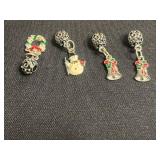 VTG Christmas Earrings & Pins Mixed Lot