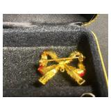 VTG Holiday Jewelry Assortment - Christmas Pins & Earrings in Case