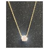 925 CZ Necklace & Earrings Set