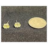 925 Cubic Zirconia Stud Earrings - 4 Pairs CZ 925 Sterling Silver