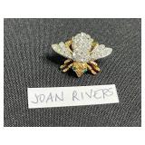 925 Earrings & VTG Jewelry Lot - Joan Rivers Bee Brooch, Coro Necklace & Bracelet
