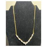 Gold Tone Necklaces - Lot of 2