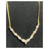 Gold Tone Necklaces - Lot of 2