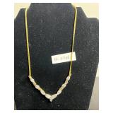 Gold Tone Necklaces - Lot of 2