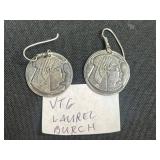 Laurel Burch Style Vintage Earrings & Mixed Lot - (5 Pairs)