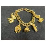 VTG Bracelet Jewelry Set of 3 - Charm Bracelets & U.S. Seal Chain Bracelet
