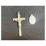 Rosary - Prayer Beads With Crucifix & Saint Medals