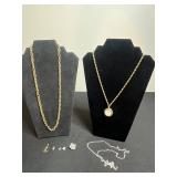 Jewelry Lot - Anne Klein II Necklace, Pendants & Pins