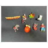 Vintage Brooch Pins - Figural Assorted Set of 8