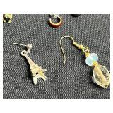 Broken & Single Earrings Mixed Lot - Costume Jewelry Assortment
