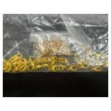 Jewelry Making Findings Mixed Lot - Crimp, Fold Over & Assorted Pieces