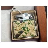 Souvenir VTG Collectibles Mixed Lot - Assorted Keychains, Mini Dominos, Spoons & Memorabilia in Case