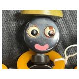 Crib Toy - Vintage Beaded Hanging Character