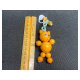 VTG Crib Toy Hanging Cat