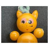 VTG Crib Toy Hanging Cat