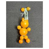 VTG Crib Toy Hanging Cat