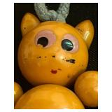 VTG Crib Toy Hanging Cat