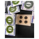 Vintage Decorative Buttons Mixed Lot - Assorted Colors on Original Cards