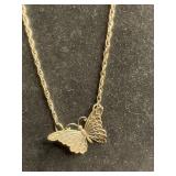 VTG Silver Tone Necklaces w Pendants
