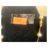 Gold Tone Jewelry Mixed Lot of Necklaces (one w 14/20 clasp), Pins & Charm