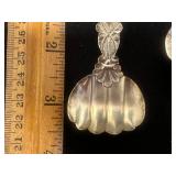 Silver Tone Shell Serving Scoops (Lot of 4)