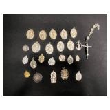 Catholic Religious Medals Mixed Lot