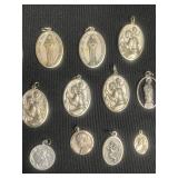 Catholic Religious Medals Mixed Lot