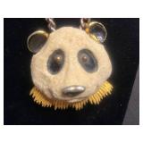 VTG Coro Bracelet & Razza Panda Necklace