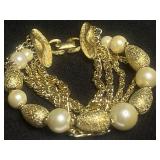 VTG Coro Bracelet & Razza Panda Necklace