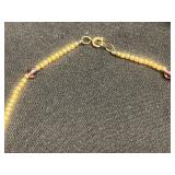 VTG Crystal & Glass Beaded Necklaces & Earring Mixed Lot