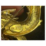VTG Brooches - K.J.L. and Unsigned Fish Pins (Lot of 2)