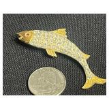 VTG Brooches - K.J.L. and Unsigned Fish Pins (Lot of 2)