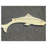 VTG Brooches - K.J.L. and Unsigned Fish Pins (Lot of 2)