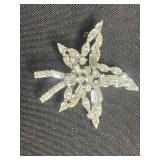 VTG Rhinestone Brooches - Mixed Lot of 3