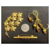 VTG Brooch & Mosaic Pin Mixed Lot (Lot of 3)
