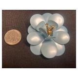 VTG Floral Brooches Costume Jewelry (Lot of 4) - one D. vonFurstenburg
