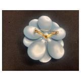 VTG Floral Brooches Costume Jewelry (Lot of 4) - one D. vonFurstenburg