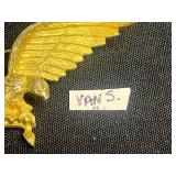 Brooch Pin Lot of 4 - Van S. Authentics Eagle, Horse, Floral & Scroll