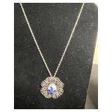 Sterling Silver Jewelry Mixed Lot - Necklace, Bracelet & Brooch